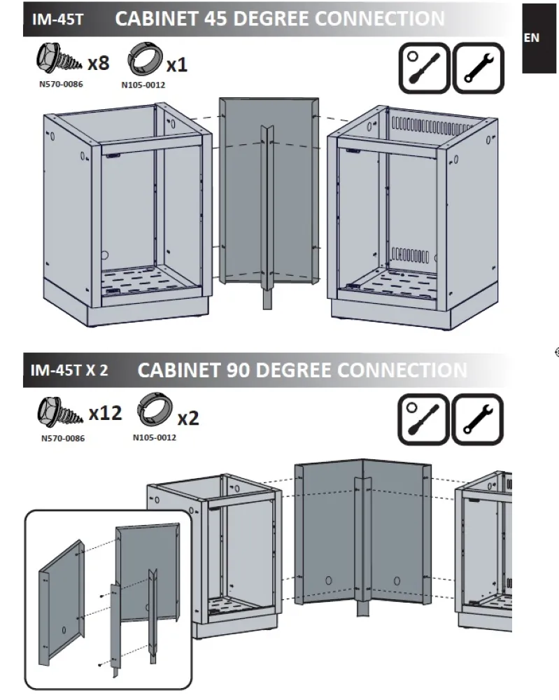 IM-45T-CN Napoleon Oasis łącznik